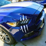 Headlight Claw Scratch Mark Vinyl Decal | Universal Fit 744